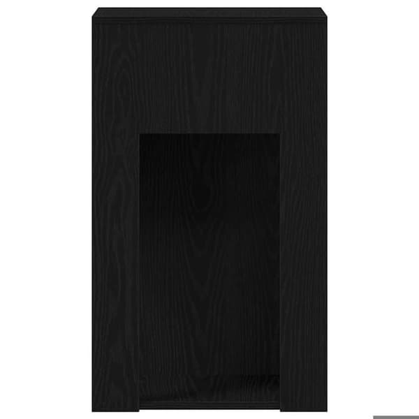 Datorställ - EXKLUSIV HEM - 30x44x74 cm - Svart - 1 låda - Ingenjörsträ