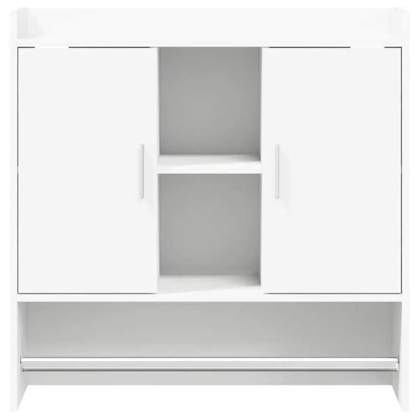 Maison Exclusive - Väggmonterad Hylla Vit 80 x 36 x 80 cm