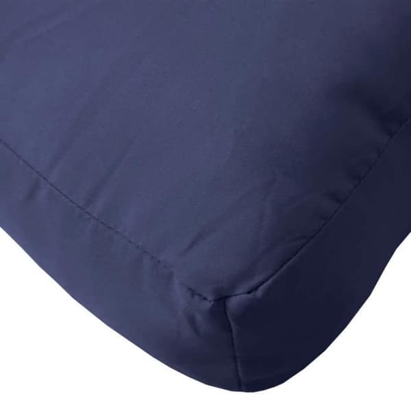 Maison Exclusive - Set med kuddar i marinblå palett 60x40x12 cm tyg