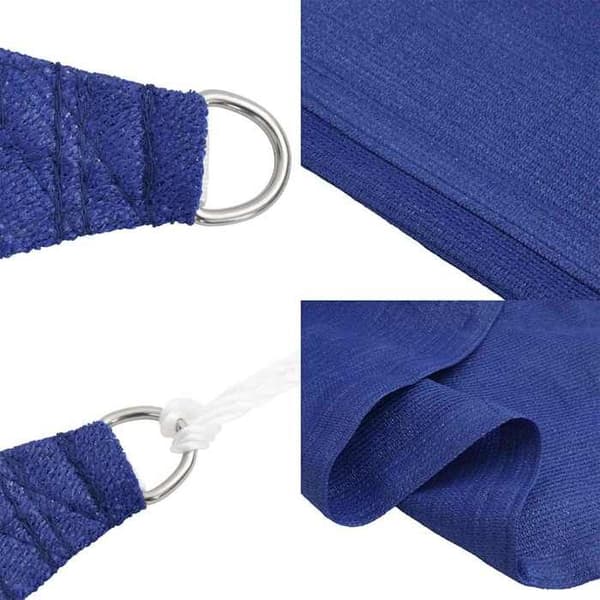 Maison Exclusive - Triangulär skugga 160 g/m² blå 4,5x4,5x4,5 m PEHD Blå