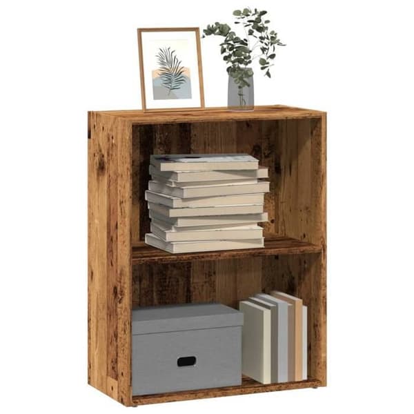Maison Exclusive - Bibliotek gammel træ 60x30x77 cm ingeniørtræ