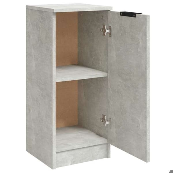 Maison Exclusive - Betoniharmaa buffet 30x30x70 cm Insinööripuu
