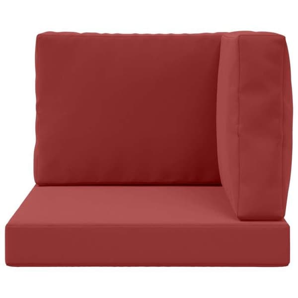 Utomhus kudde - EXKLUSIV HEM - 60 x 60 cm - Polyester - Bordeaux - Skumfylld Bordeaux