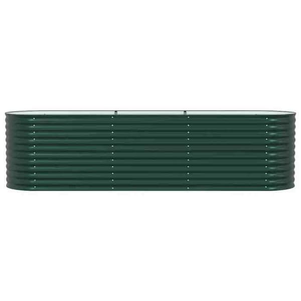 Maison Exclusive - Hævet seng Grøn 320 x 80 x 81 cm Stål