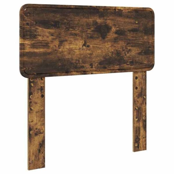 Maison Exclusive - Sängram i rökig ek 75 x 190 cm Ingenjörsträ