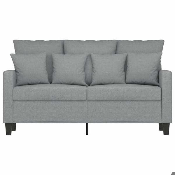 Maison Exclusive - Vaaleanharmaa 2-paikkainen sohva 120 cm Kangas