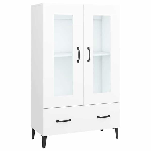 Maison Exclusive - Buffé hög Vit 70x31x115 cm Ingenjörsträ