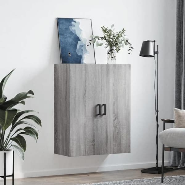 Maison Exclusive - Sonoma harmaa seinäkaappi 69,5x34x90 cm