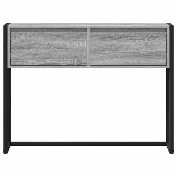 Maison Exclusive - Sidobord Grå Sonoma 100 x 36 x 75 cm Ingenjörsträ