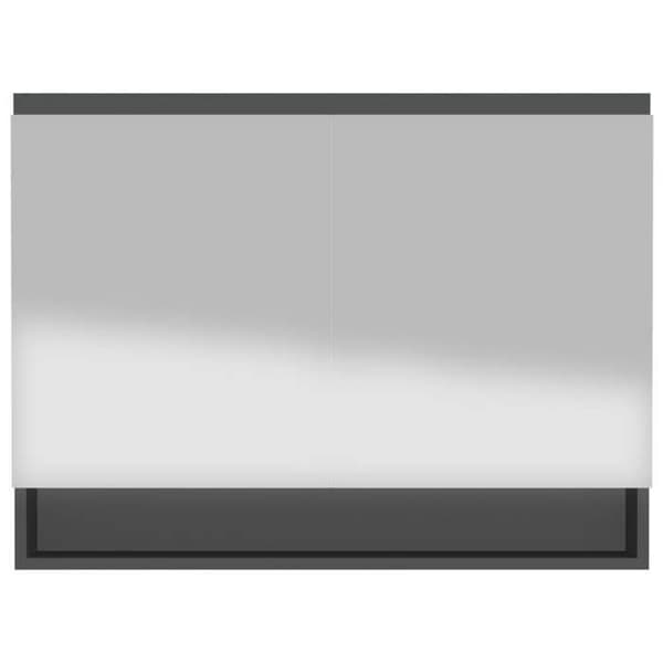 Maison Exclusive - Spegelskåp för badrum 80x15x60 cm MDF antracit