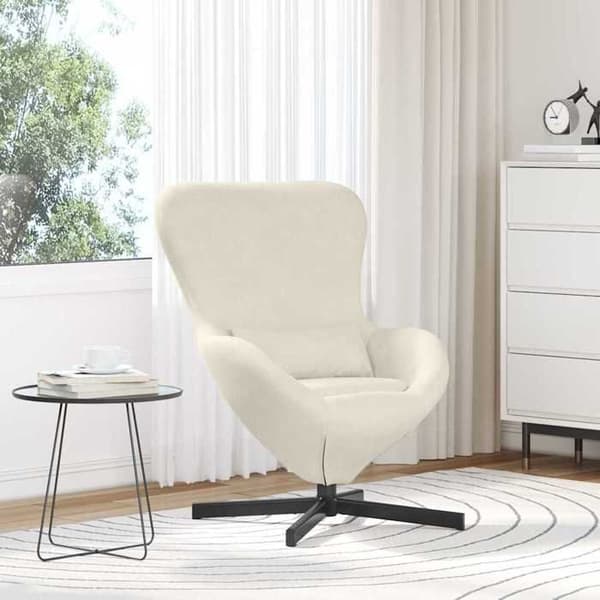 Maison Exclusive - Munatuoli Kermaväri 63 x 73 x 90 cm Sametti