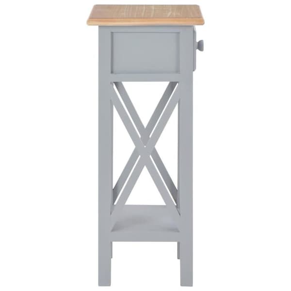 Maison Exclusive - Sidobord Grå 27 x 27 x 65,5 cm Trä Grå