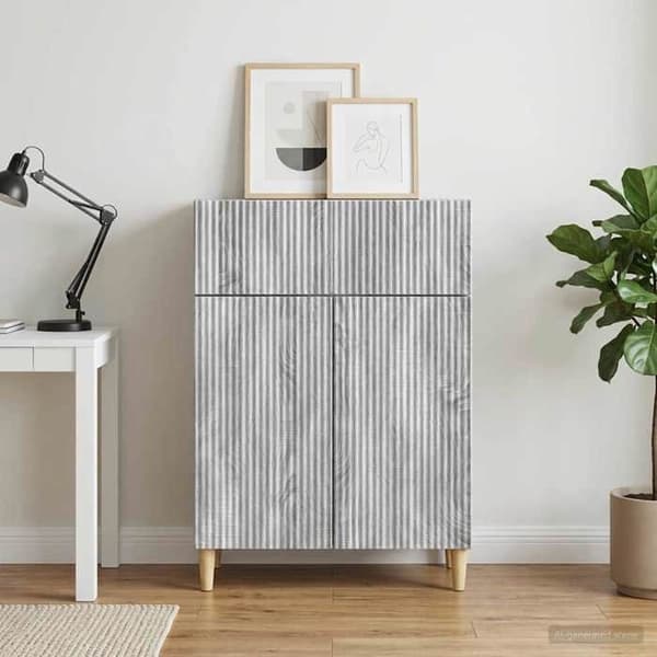 Maison Exclusive - Buffet Sonoma grå 66 x 34,5 x 90 cm Ingeniørtræ