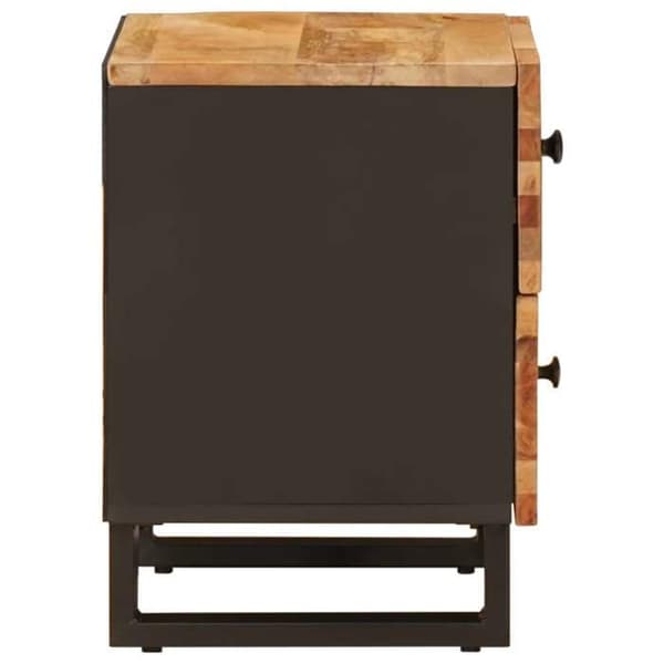 Maison Exclusive - Natbord 2 dele Brun 40 x 33 x 46 cm