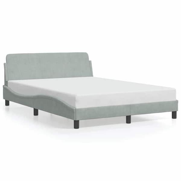 Maison Exclusive - Dover-harmaa sänkykehys 140x200 cm samettia
