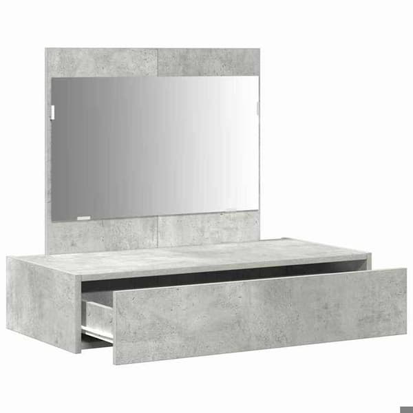 Maison Exclusive - Grå Sminkbord 83 x 40 x 70 cm Ingenjörsträ Grå