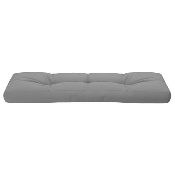 Maison Exclusive - Grå pallkudde 120x40x12 cm tyg