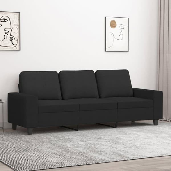 Maison Exclusive - 3-personers Sofa Sort 180 cm Stof