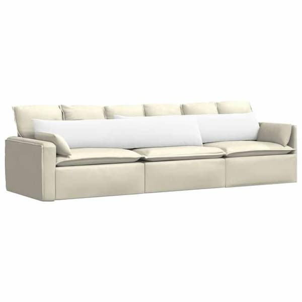 Soffkuddar - EXKLUSIVT HEM - 200 x 40 cm - Vit - 2-pack - Polyester med dragkedja Vit