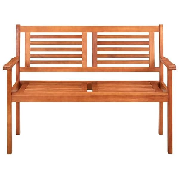 Havemøbel - EKSKLUSIV HUS - 120 cm - 2 pladser - Eucalyptus træ - Pude inkluderet