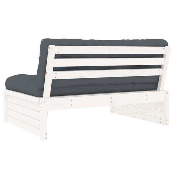 Maison Exclusive - Central soffa 120x80 cm vit massiv furu Vit