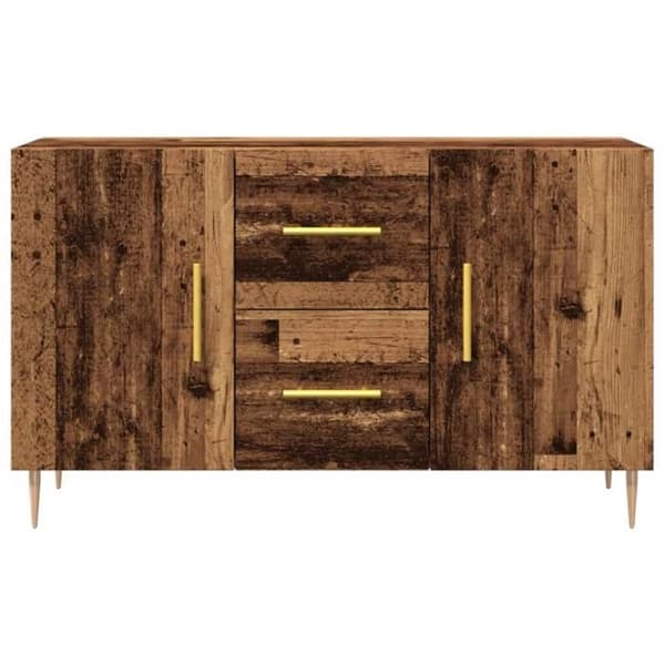Maison Exclusive - Buffé gammalt trä 100x36x60 cm ingenjörsträ