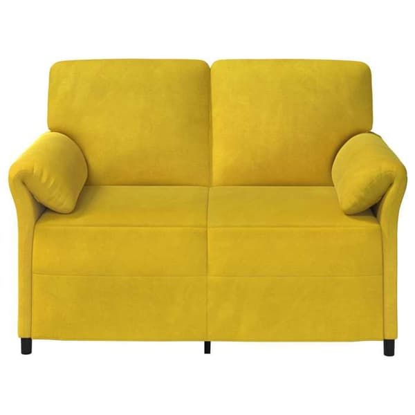 Maison Exclusive - Soffa 2 platser Gul Sammet
