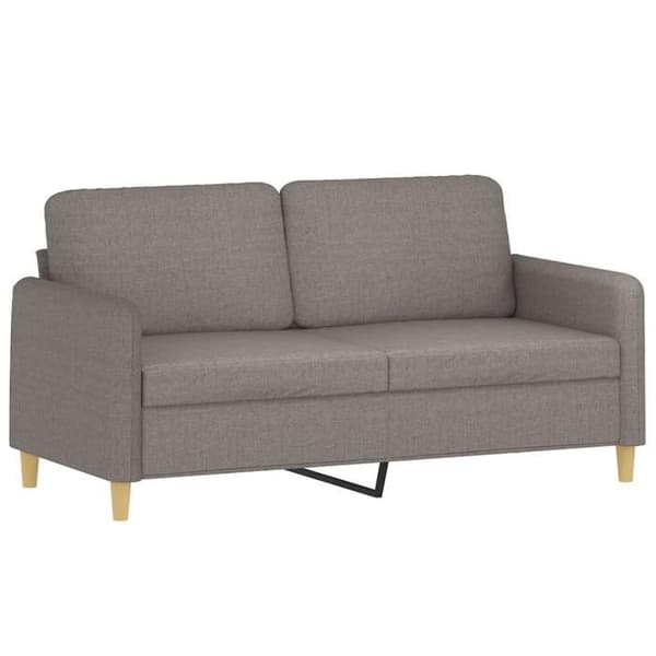 Maison Exclusive - Set med 2 soffor med kuddar Taupe Tyg