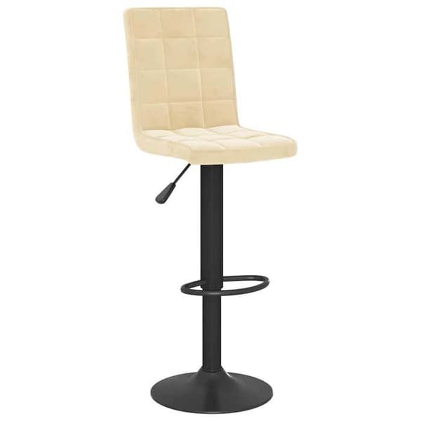 Maison Exclusive - Barstolar set om 2 krämig sammet