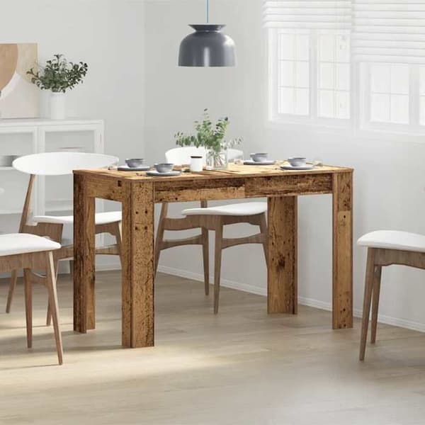 Maison Exclusive - Spisebord gammel træ 120x60x76 cm ingeniørtræ