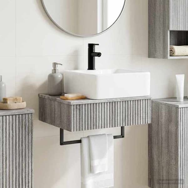 Maison Exclusive - Sonoma harmaa seinäpesuallas 53 x 35 x 39 cm Grå