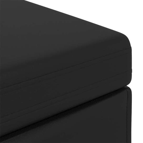 Maison Exclusive - Sort Taburet 41 x 41 x 40 cm
