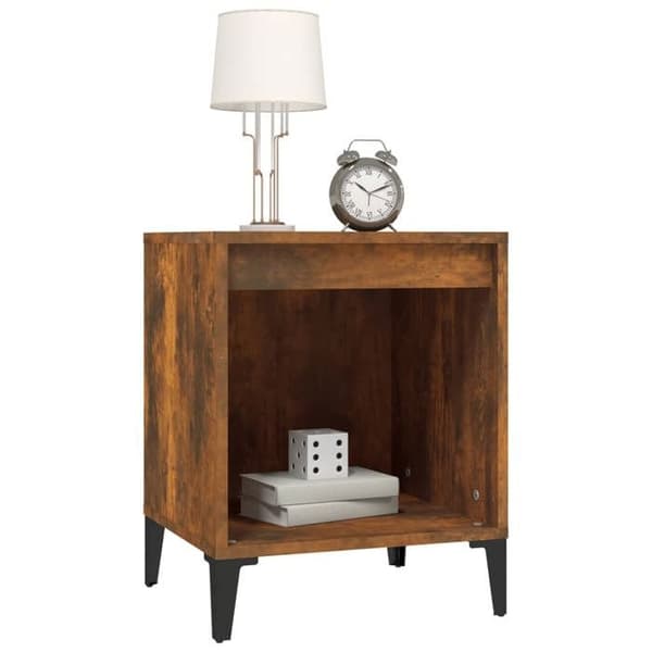 Maison Exclusive - Natbord Røget eg 40x35x50 cm