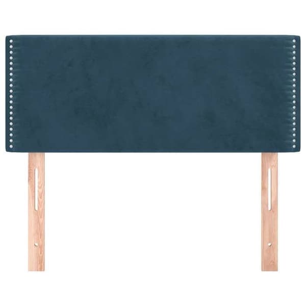 Maison Exclusive - Mörkblå sänggavel 100x5x78/88 cm Sammet