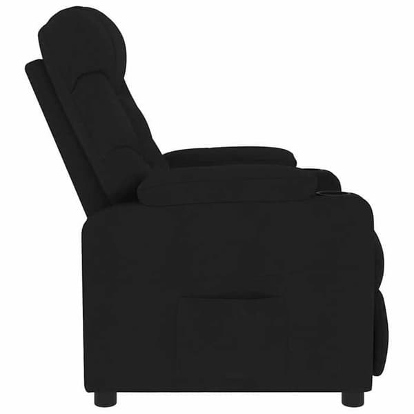 Maison Exclusive - Svart tyg massagefåtölj Svart