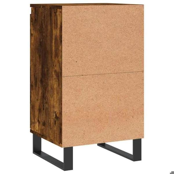 Maison Exclusive - Buffé i rökig ek 40x35x70 cm ingenjörsträ