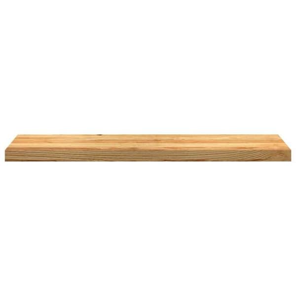 Maison Exclusive - Trappe 2 stk lys brun 100x30x2 cm massiv eg ljusbrun