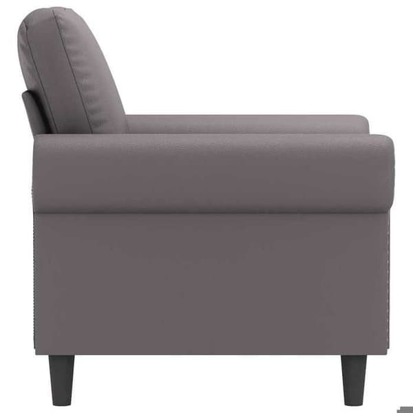 Maison Exclusive - Harmaa Tuoli 60 cm Keinonahkaa