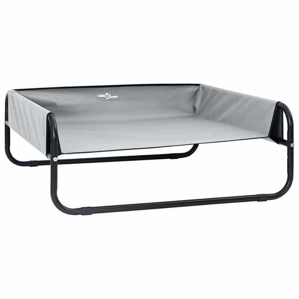 Maison Exclusive - Hundeseng Lys Grå 57 x 57 x 24 cm Stål