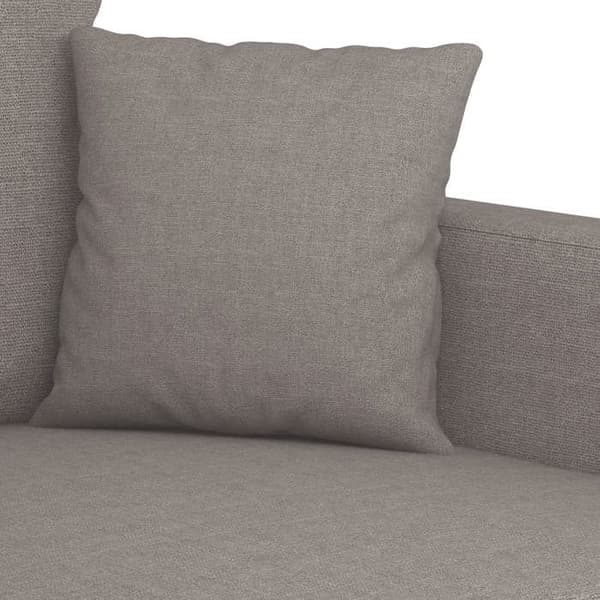Maison Exclusive - 3-delars soffgrupp med kuddar i taupe tyg