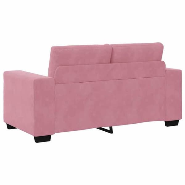 Soffa - EXKLUSIVT HUS - Loveseat - 2 platser - Rosa sammet - 160 cm Ros