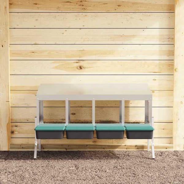 Maison Exclusive - Kanalaatikko 4 osastolla, galvanoidulla teräsjalustalla