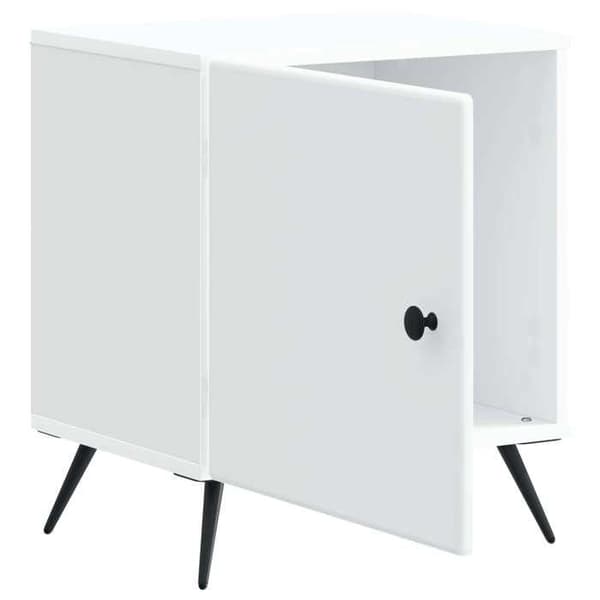 Maison Exclusive - Sängbord 2 st Vit 43 x 34,5 x 50 cm