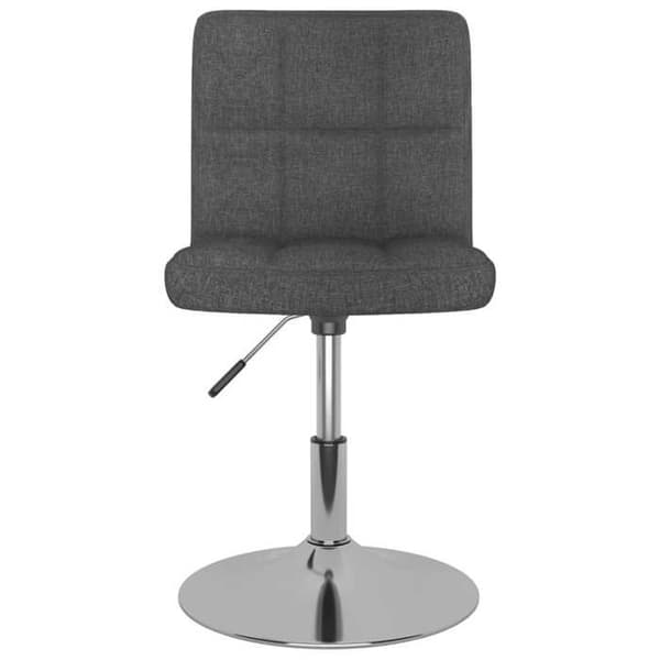 Maison Exclusive - Snurrstolar för matbord, set om 4, Mörkgrå Tyg