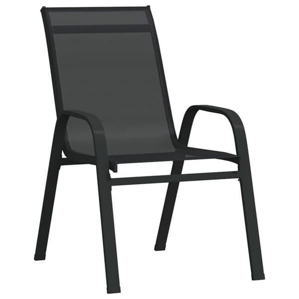 Maison Exclusive - Have spisebordssæt 7 dele Sort
