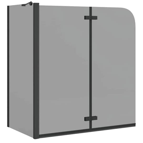 Maison Exclusive - Svart Duschvägg 120 x 68 x 130 cm