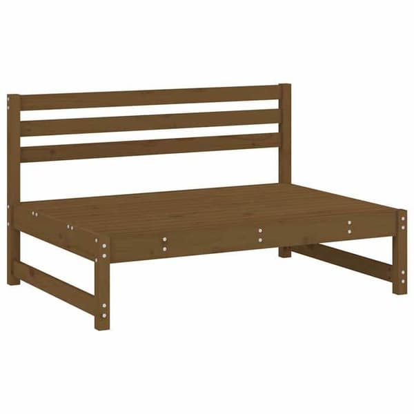 Maison Exclusive - Central soffa 120x80 cm honung brun massiv furu