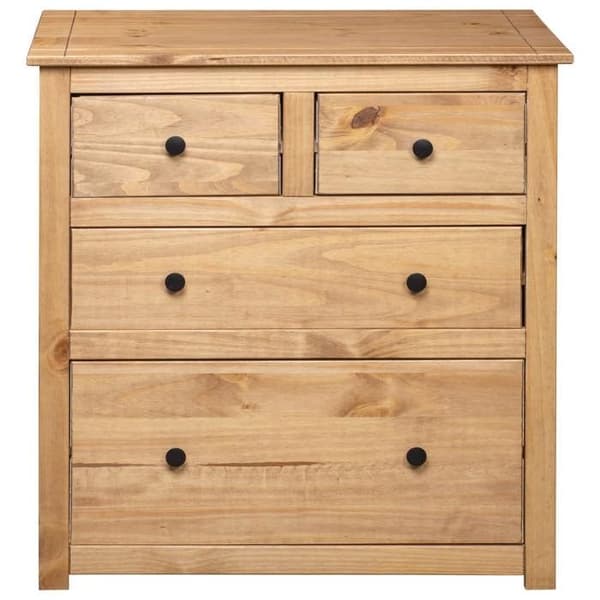Buffé bas - Panama - 4 lådor - Massivt trä - Lackad finish