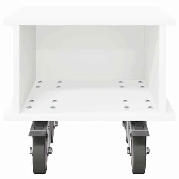 Maison Exclusive - TV-möbel 37 x 35 x 35 cm Vit Ingenjörsträ