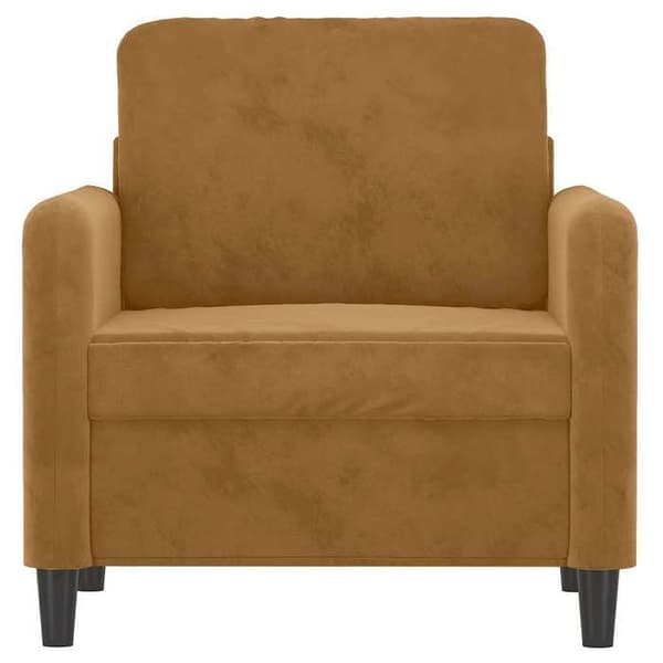 Maison Exclusive - Fåtölj Brun 60 cm Sammet brun